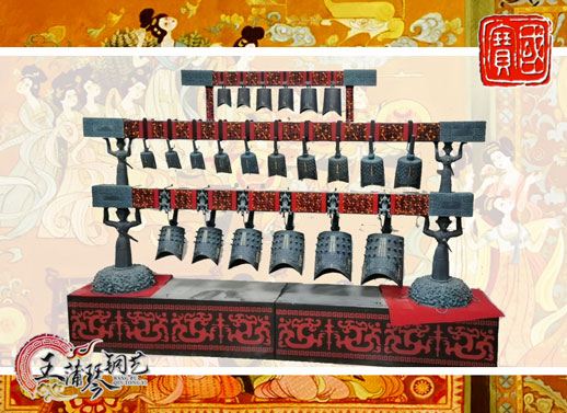 22件C型編鐘、小型演奏級、F調(diào)主旋律