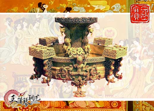 銅尊盤，曾侯乙尊盤，國寶級文物之一