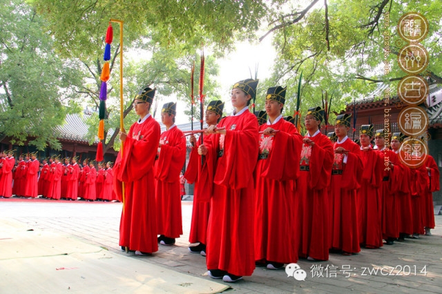 滄州文廟上演祭孔大戲